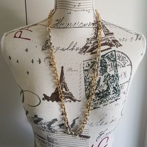 *Ann Taylor Mixed Metals Necklace*